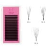 Extensii gene premade Expert Lash – evantaie 4D, 5D, 6D, 0.07 mm, mix 7–13 mm